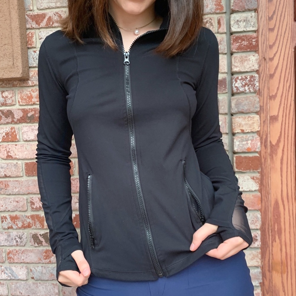 Black Dri-fit athletic jacket